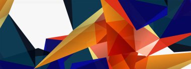 3d mozaik soyut arkaplan, düşük poli şekilli geometrik tasarım