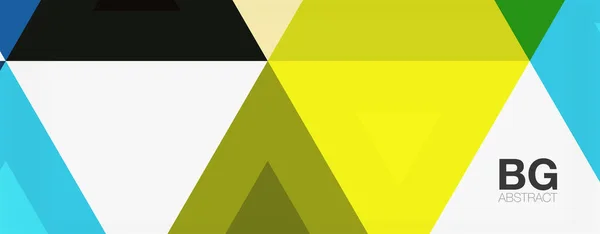 Mozaika trojúhelník vzor abstraktní pozadí pro kryt, banner, leták a plakát a další šablony — Stockový vektor