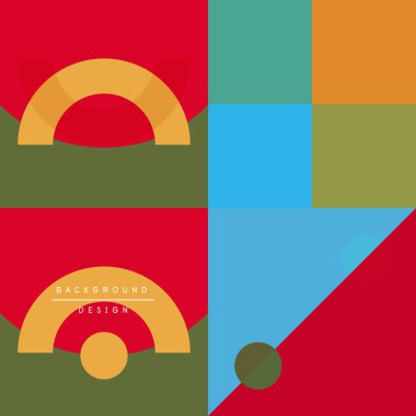 Neo memphis geometrik deseni daireler, kareler ve çizgilerle. Kapaklar, afişler, el ilanları ve posterler ve diğer şablonlar için pop sanatları soyut arka plan