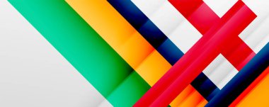 Gölge çizgileri, modern formlar, dikdörtgenler, kareler ve akışkan eğimlere sahip geometrik soyut arkaplanlar. Parlak renkli çizgiler serin arkaplanlar