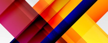 Gölge çizgileri, modern formlar, dikdörtgenler, kareler ve akışkan eğimlere sahip geometrik soyut arkaplanlar. Parlak renkli çizgiler serin arkaplanlar