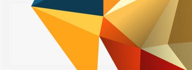 3d mozaik soyut arkaplan, düşük poli şekilli geometrik tasarım