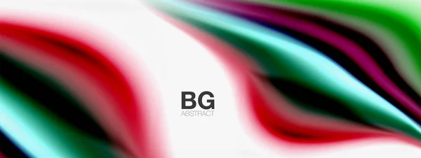 Abstract Achtergrond. Gladde vloeiende lijnen, wazig golven, regenboog kleur strepen. Vector illustraties voor covers, banners, flyers en posters en andere — Stockvector