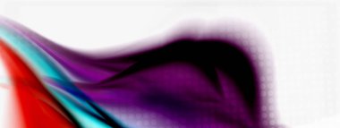 Soyut arkaplan. Pürüzsüz akış çizgileri, bulanık dalgalar, gökkuşağı renk çizgileri. Kapaklar, afişler, el ilanları ve posterler için vektör illüstrasyonları