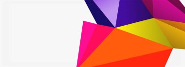 3d mozaik soyut arkaplan, düşük poli şekilli geometrik tasarım