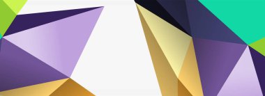 3d mozaik soyut arkaplan, düşük poli şekilli geometrik tasarım