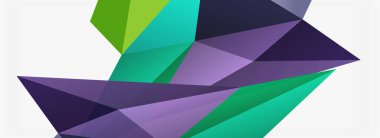 3d mozaik soyut arkaplan, düşük poli şekilli geometrik tasarım
