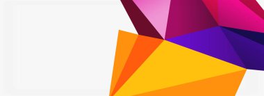 3d mozaik soyut arkaplan, düşük poli şekilli geometrik tasarım