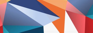 3d mozaik soyut arkaplan, düşük poli şekilli geometrik tasarım