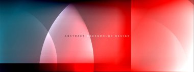 Vektör soyut arkaplan - gölgeler ve ışık efektleri ile sıvı gradyanı üzerinde daire ve çapraz çapraz. Metin için tekno ya da ticari parlak tasarım şablonları