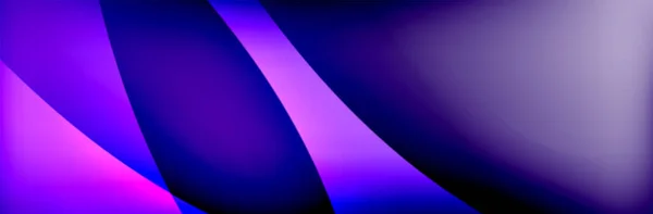 Жидкостный градиент неоновые волны цвета, векторный абстрактный фон — стоковый вектор