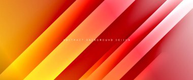 Dinamik diyagonal çizgileri olan akışkan eğimler soyut arkaplan. Dinamik ışık ve gölge efektleriyle parlak renkler. Vektör duvar kağıdı veya poster