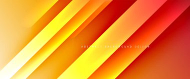 Dinamik diyagonal çizgileri olan akışkan eğimler soyut arkaplan. Dinamik ışık ve gölge efektleriyle parlak renkler. Vektör duvar kağıdı veya poster