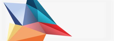 3d mozaik soyut arkaplan, düşük poli şekilli geometrik tasarım