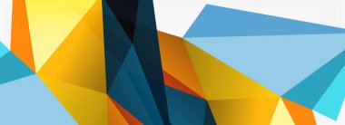 3d mozaik soyut arkaplan, düşük poli şekilli geometrik tasarım