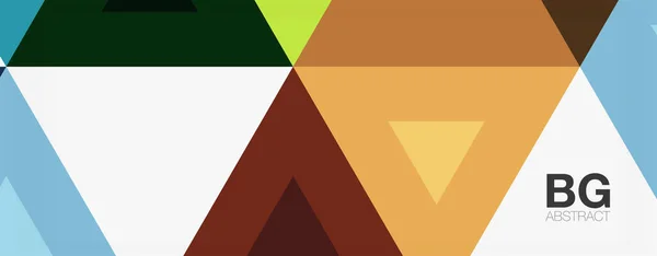 Мозаика треугольник картина абстрактный фон для обложки, баннер, флаер и плакат и другие шаблоны — стоковый вектор