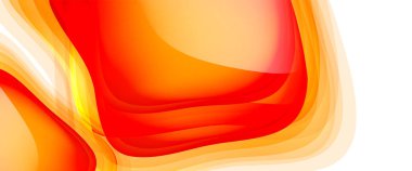 Çemberler ve baloncuklar soyut arka plan. Web pankartı, uygulama veya poster için sıvı yuvarlak şekiller