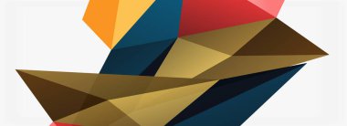 3d mozaik soyut arkaplan, düşük poli şekilli geometrik tasarım