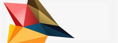 3d mozaik soyut arkaplan, düşük poli şekilli geometrik tasarım