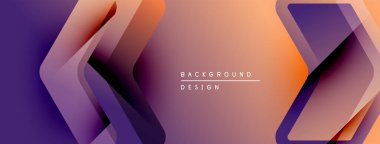 Soyut eğim arkaplanı. Üst üste binen şekiller dinamik görsel efekt yaratır. Sıcak renkler modern estetik sunarak tasarıma hükmediyor.