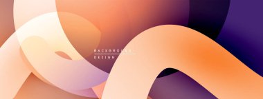 Soyut akışkan şekiller, sıcak renklerin karışımı. Gradyan tasarım modern görsel deneyim yaratır. Yumuşak kıvrımlar hareketi, derinliği gösterir.