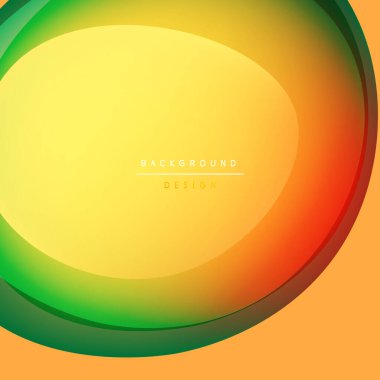 Parlak eğim arkaplanı. Sarı, turuncu, yeşil renkler düzgün bir şekilde harmanlanır. Metin kaplamalı minimalist tasarım mevcut. Basit, modern estetik..