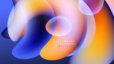 Soyut sıvı şekilleri kesişir. Canlı renkler harmanlanarak, dinamik görsel efekt yaratır. Geçmişi siyah. Tasarım modern, enerjik hissettiriyor..