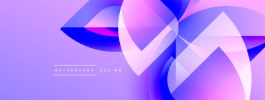 Soyut akışkan şekiller, canlı mor renkler, modern tasarım. Gradyan renkler dinamik görsel efekt yaratır. Yumuşak kıvrımlar hareketi gösterir.