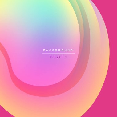 Soyut renkli dalgalar pürüzsüz eğimler yaratır. Pastel renkler harmanlanarak dinamik arka plan tasarımı oluşturur. Yumuşak eğriler kompozisyona hakim.