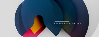 Soyut katmanlar dinamik bileşim yaratır. Renkler karışır, akışkan şekiller oluşturur. Arkaplan ve sunumlar için modern tasarım ögesi.