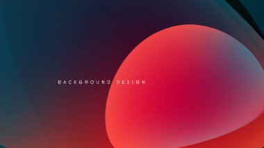 Soyut sıvı şekiller harmanlanarak canlı renk değişimleri yaratır. Kırmızı merkeze hükmediyor, maviye, mor renklere geçiyor. Minimalist tasarım.