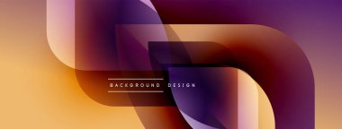 Soyut sıvı şekilleri örtüşür ve dinamik bir değişim etkisi yaratır. Sıcak renkler, güzel mor renklerle harmanlanır. Modern tasarım ögesi.