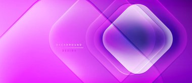 Soyut pembe arka plan. Geometrik şekiller parlayan bir etki yaratıyor. Dijital projeler için modern tasarım.