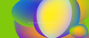 Soyut, enerjik şekiller çakışıyor. Parlak renkler harmanlanarak, dinamik görsel efekt yaratır. Arkaplan ve sunumlar için uygun modern tasarım.