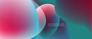 Soyut sıvı şekilleri canlı pembeler, maviler, morlar harmanlar. Modern tasarım metin arkaplanı, tasarım içerir. Yumuşak gradyanlar dinamik görsel efekt yaratır.