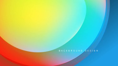 Soyut renkli dalgalar harmanlanarak, canlı bir değişim etkisi yaratır. Düz kıvrımlar koyu arkaplana hükmediyor. Modern tasarım ögesi.