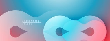 Soyut akışkan şekiller, pembeler, maviler modern arka plan yaratır. Yumuşak gradyanlar, minimalist tasarım, zarif kompozisyon.