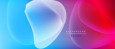 Soyut sıvı şekilleri mavi, mor ve pembe renkleri harmanlıyor. Gradyan renkler modern arkaplan tasarımı yaratır. Yumuşak geçişler, dinamik kompozisyon.