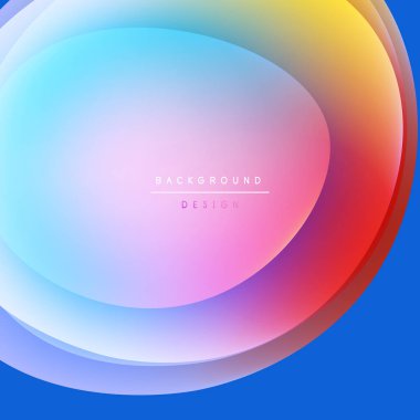 Soyut renkli arkaplan. Pembe, mavi ve turuncu renklerin karışımı. Merkezi metin arka plan tasarımı okur. Modern, canlı görsel.