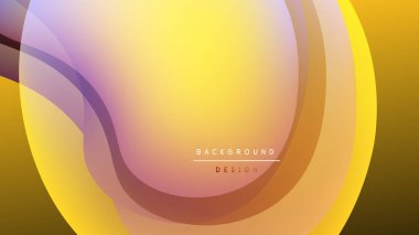 Soyut sıvı şekilleri, sıcak renkler baskın gelir. Sarılar, portakallar mor renklere karışıyor. Arka planlar için modern tasarım ögesi.