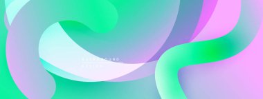 Soyut sıvı şekilleri canlı renkleri harmanlar. Yumuşak gradyanlar dinamik, modern arkaplan tasarımı yaratır. Renkler sorunsuz geçiş yapıyor, hareket çağrıştırıyor.