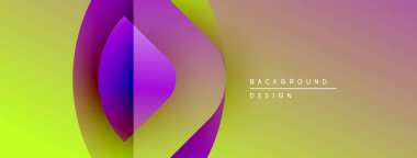 Soyut canlı katmanlar dinamik görsel efekt yaratır. Gradyan renkler harmanlanarak modern arkaplan tasarımı oluşturur. Pürüzsüz şekiller örtüşür.