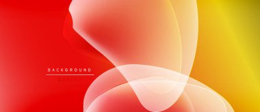 Soyut, enerjik bir arkaplan. Üst üste binen şekiller dinamik sıcak renk değişimleri yaratır. Kırmızı, turuncu, sarı renkler tasarımda baskın..