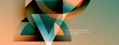 Soyut geometrik şekiller harmanlanarak dinamik görsel doku oluşturur. Yumuşak eğilimler modern estetik cazibe sunar. Arkaplan tasarımı ögesi.