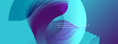 Soyut akışkan şekiller, canlı mavi mor gradyanlar. Modern tasarım öğesi, dinamik kompozisyon, pürüzsüz geçişler. Arkaplan dokusu hareketi öneriyor.