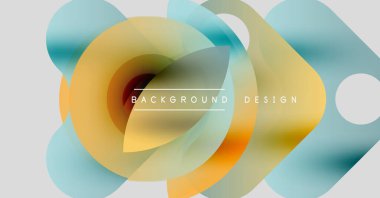 Soyut renkli katmanlar dinamik arkaplan yaratır. Yumuşak eğimler, akışkan şekiller, modern tasarım elementleri mevcut. Minimalist estetik.