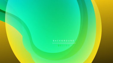 Soyut gradyanlar harmanlanarak, dinamik görsel akış yaratır. Yumuşak kıvrımlar kompozisyona hakim, modern estetiği çağrıştırıyor. Arkaplan metni mevcut.