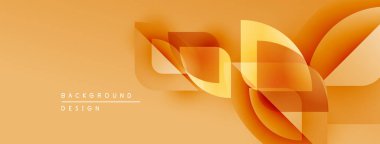 Soyut turuncu tasarım akışkan şekiller, gradyanlar içerir. Dijital projeler ve sunumlar için modern arkaplan uygun. Ilık renk paleti resme hakim.