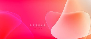 Soyut sıvı şekiller, canlı pembeler, portakal karışımı. Modern tasarım, pürüzsüz eğimler dinamik arkaplan yaratır. Metin arkaplan tasarımı okur.