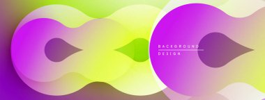 Soyut enerjik tasarım. Üst üste binen şekiller dinamik değişim etkisi yaratır. Çeşitli projeler için modern arkaplan.